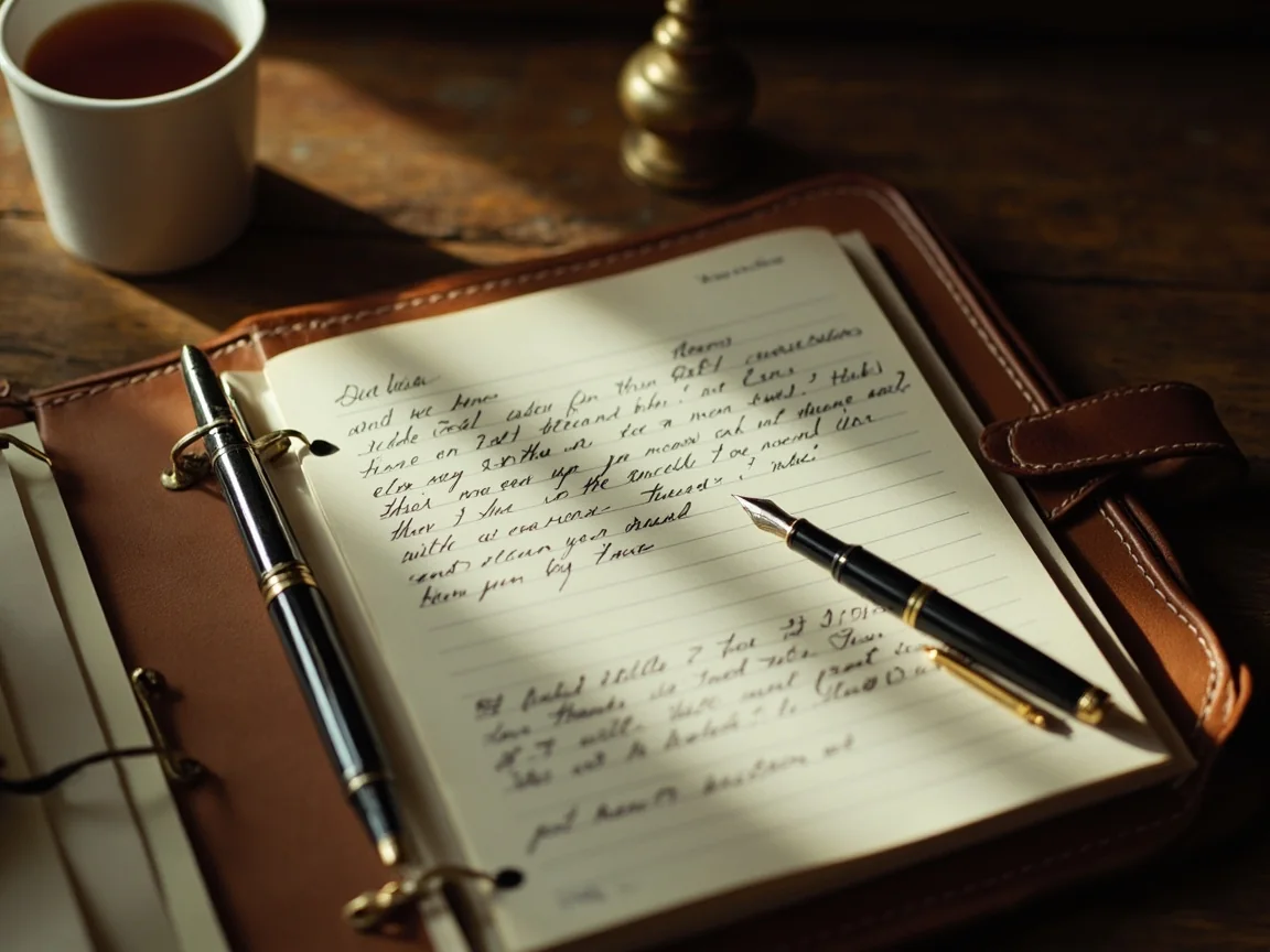 Editorial photograph of a writer's desk during a rummy platform review